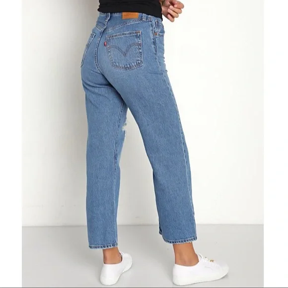 🔥🔥🔥NEW Levi's® Premium RIBCAGE STRAIGHT ANKLE JEANS - Picture 9 of 16